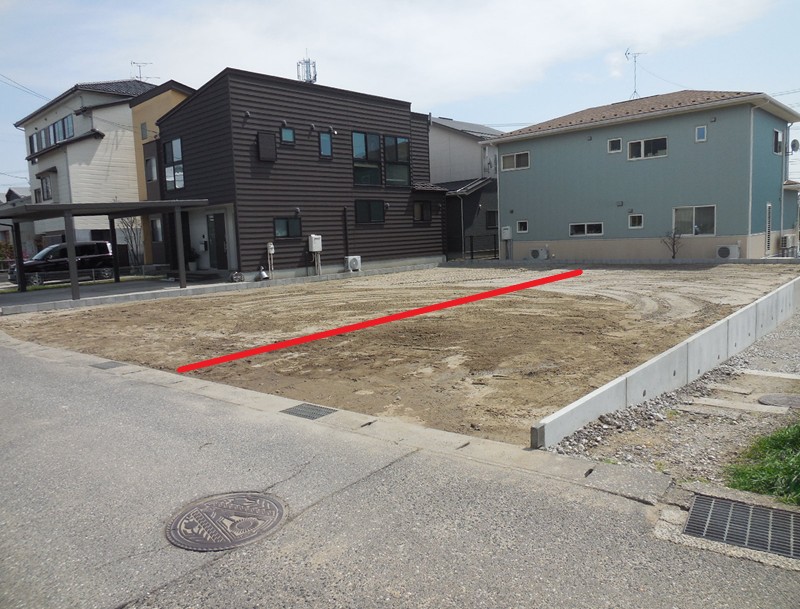 クリックで写真を表示:物件番号:T102511/居住用/土地/更地/新潟県新潟市東区/1,250万円/大形小学校/大形中学校/マーケットシティ河渡まで約850m! 物件番号:T102511/居住用/土地/更地/新潟県新潟市東区/1,250万円/大形小学校/大形中学校/マーケットシティ河渡まで約850m!